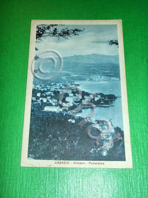 Cartolina Abbazia - Volosca - Panorama 1930 ca