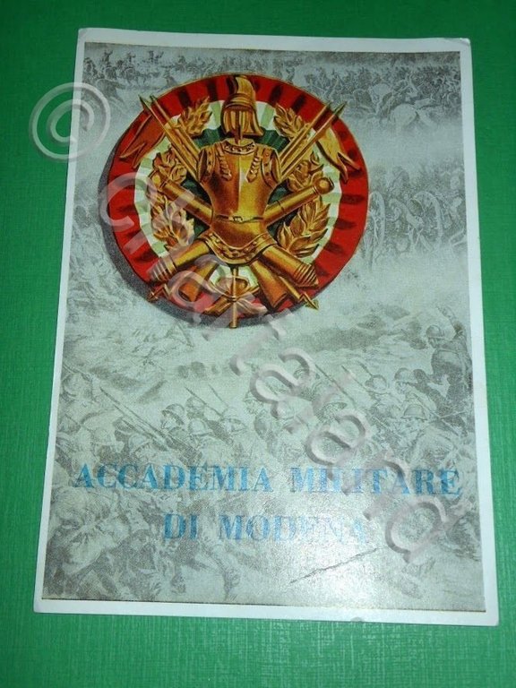 Cartolina Accademia Militare di Modena - Stemma 1960 ca.