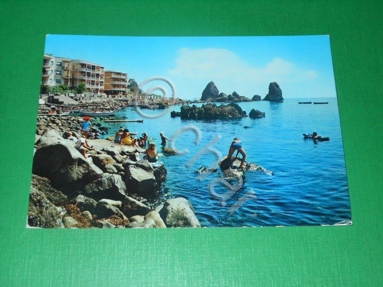 Cartolina Aci Trezza ( Catania ) - Particolare 1966.