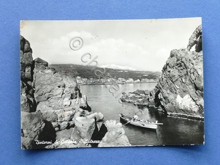 Cartolina Acitrezza - Dintorni di Catania - 1957