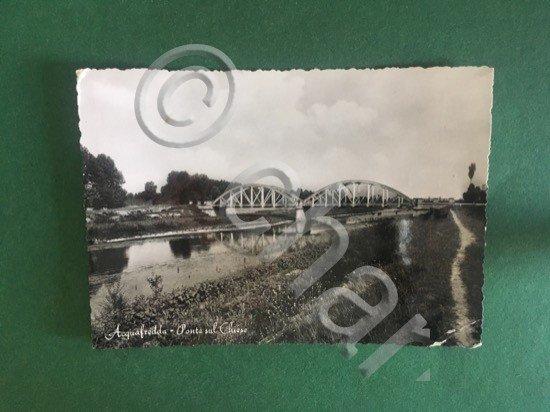 Cartolina Acquafredda - Ponte Sul Chiese - 1958