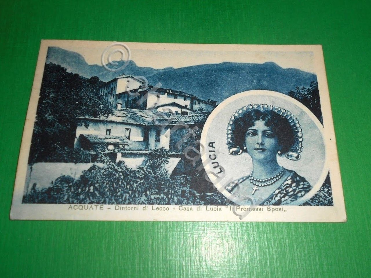 Cartolina Acquate - Dintorni di Lecco - Casa di Lucia …