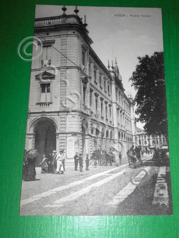 Cartolina Acqui - Nuove Terme 1917 ca | Immagine Gallery 2