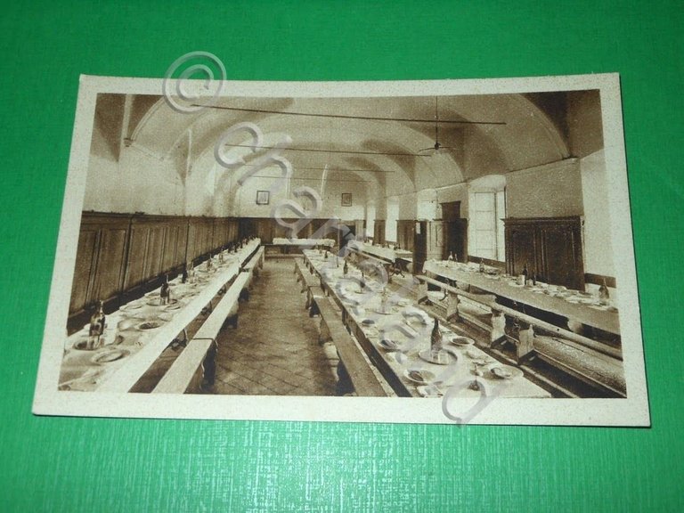 Cartolina Acqui - Seminario Vescovile - Refettorio 1930 ca ( …