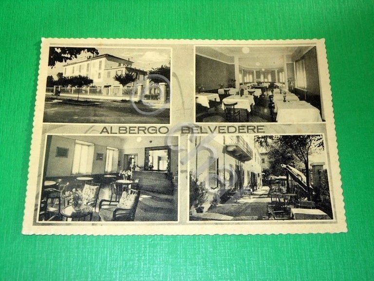Cartolina Acqui Terme - Albergo Belvedere - Vedute diverse 1940 …