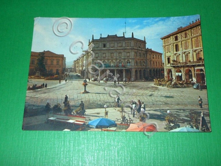 Cartolina Acqui Terme - Piazza Italia e Albergo Nuove Terme … | Immagine Gallery 2