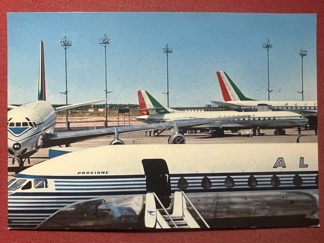 Cartolina Aeronautica - Alitalia - DC. 8 and Caravelle Jets …