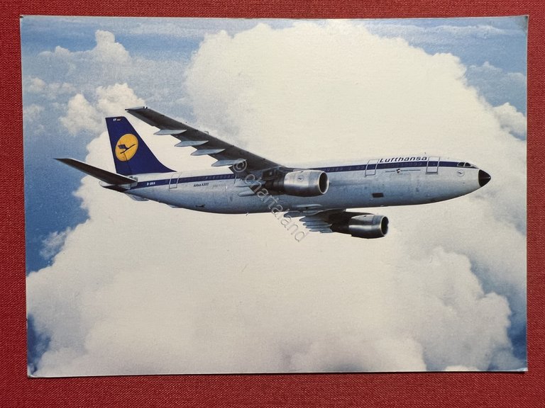 Cartolina Aeronautica - Lufthansa A300 Airbus - 1970 ca.