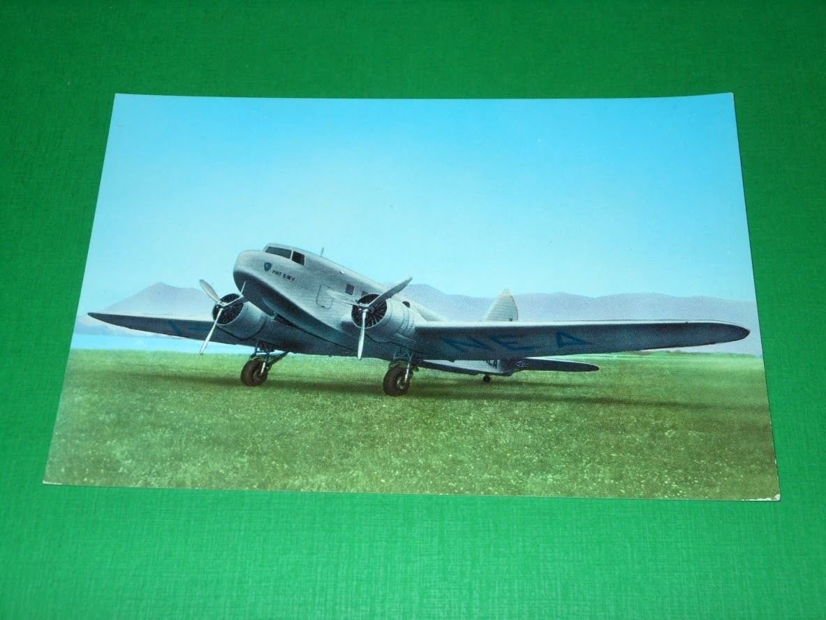 Cartolina Aeronautica Aviazione - Aeroplano da trasporto FIAT G.18 V.