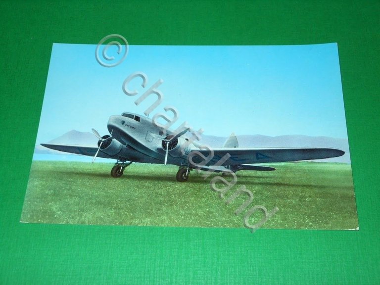 Cartolina Aeronautica Aviazione - Aeroplano da trasporto FIAT G.18 V.