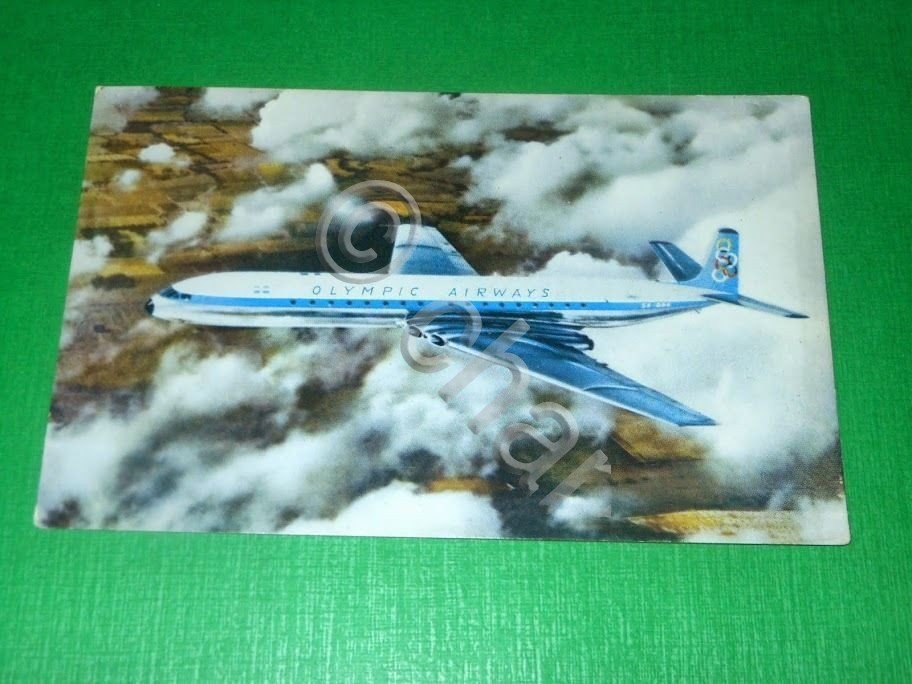 Cartolina Aeronautica Aviazione - Olympic Airways - Comet 4B 1965 …