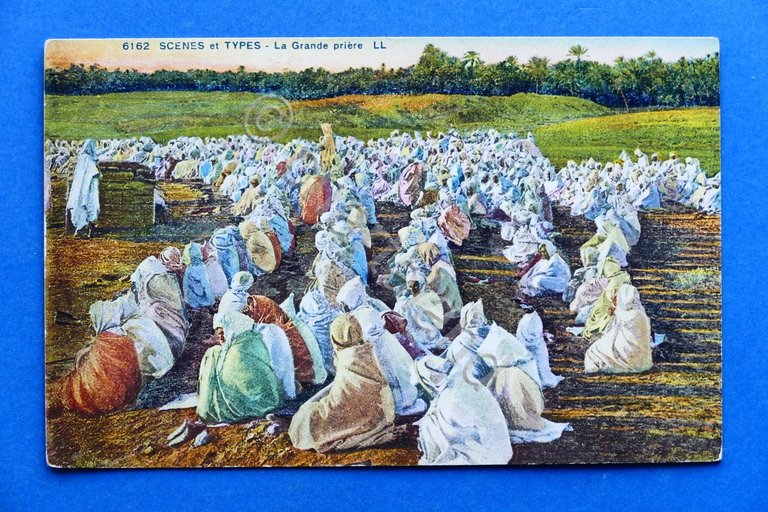 Cartolina Africa - La Grande Priere - 1915 ca.