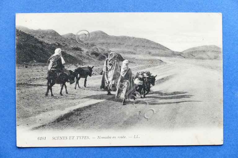 Cartolina Africa - Nomades en route - 1909 | Immagine Gallery 2