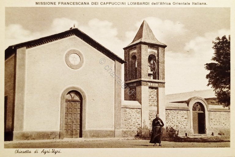 Cartolina Africa Orientale Italiana - Chiesetta di Agri-Ugri - 1935 …