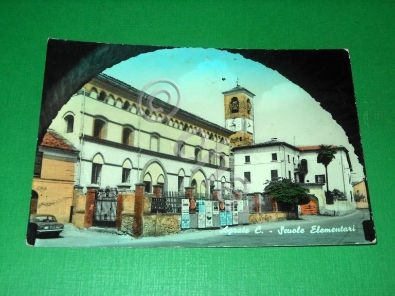 Cartolina Agrate Conturbia - Scuole Elementari 1960 ca #1 | Immagine Gallery 2