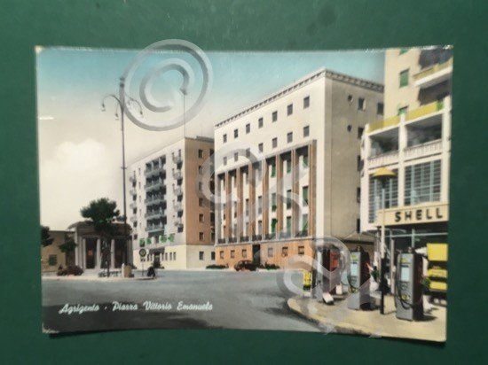 Cartolina Agrigento - Piazza Vittorio Emanuele - 1962