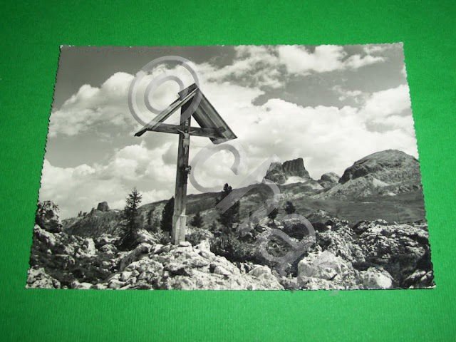 Cartolina Al Passo Falzarego - Nuvolao Alto 1955