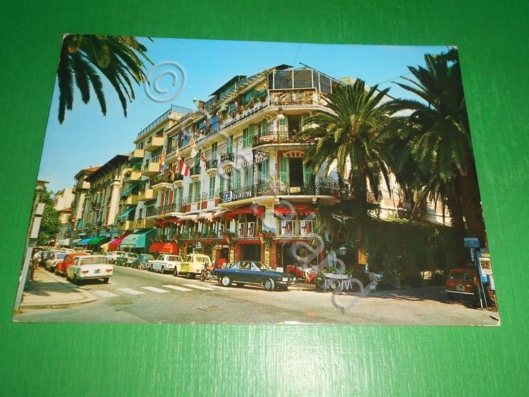Cartolina Alassio - Bar Roma - Via Dante 1976.