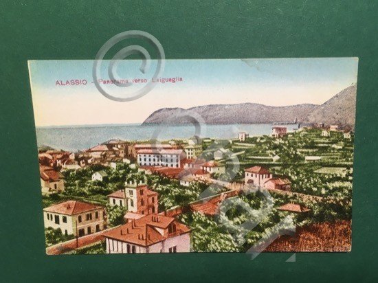Cartolina Alassio - Panorama Verso Laigueglia - 1930ca.