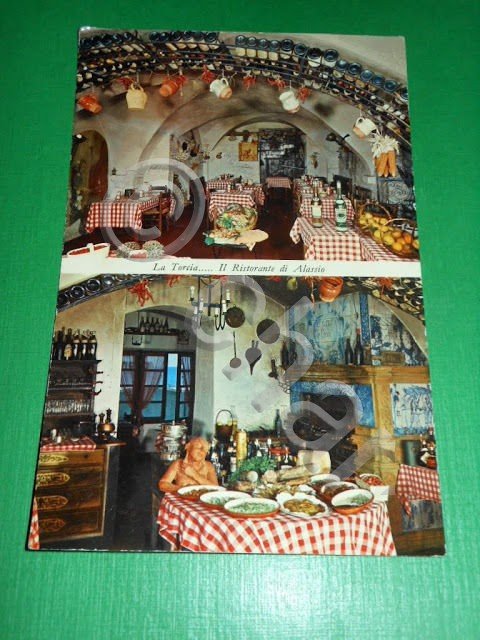 Cartolina Alassio - Ristorante Grill La Torcia 1965 ca.