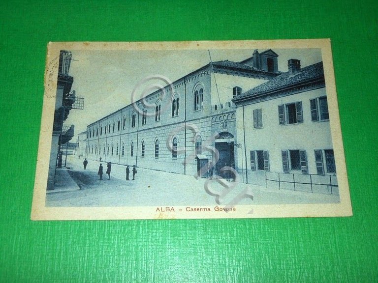Cartolina Alba - Caserma Govone 1932