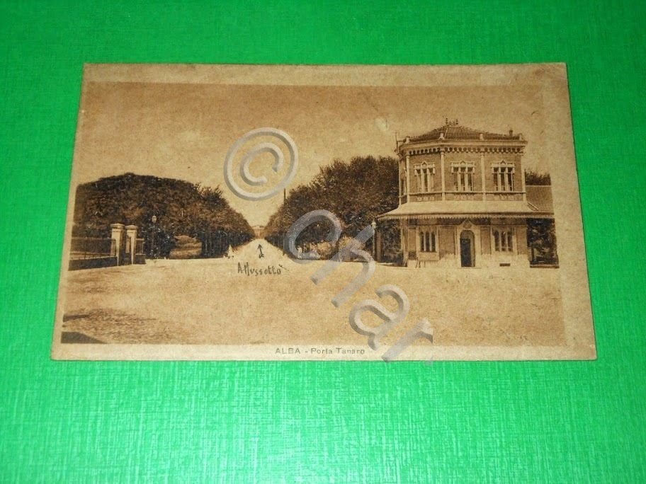 Cartolina Alba - Porta Tanaro 1932 | Immagine principale