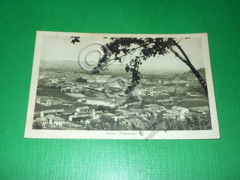 Cartolina Alba ( Cuneo ) - Panorama 1926 | Immagine Gallery 2