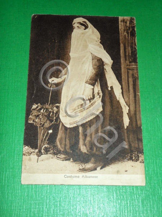 Cartolina Albania - Costume Albanese 1925 ca.