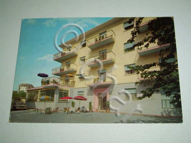 Cartolina Albenga - Hotel Pensione Ansaldo 1960 ca