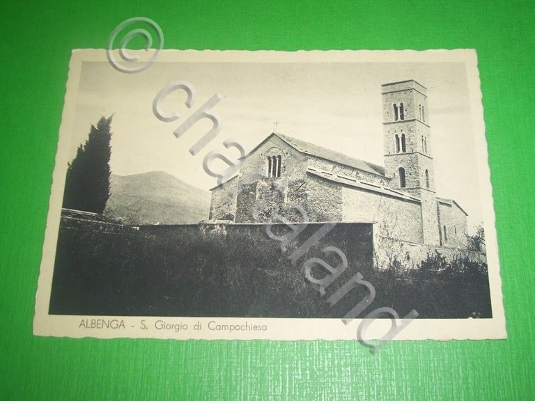 Cartolina Albenga - S. Giorgio di Campochiesa 1940 ca