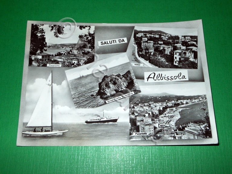 Cartolina Albissola - Vedute diverse 1964.