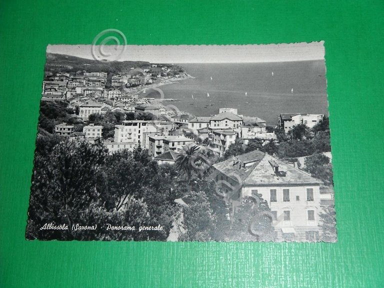 Cartolina Albissola ( Savona ) - Panorama generale 1961