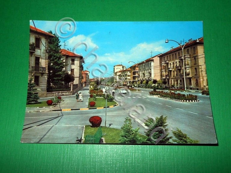 Cartolina Alessandria - Corso 4 Novembre 1965.