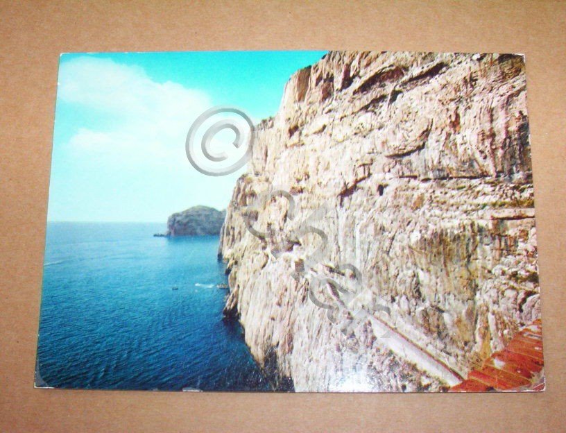 Cartolina Alghero - Escala del Cabirol 1972.