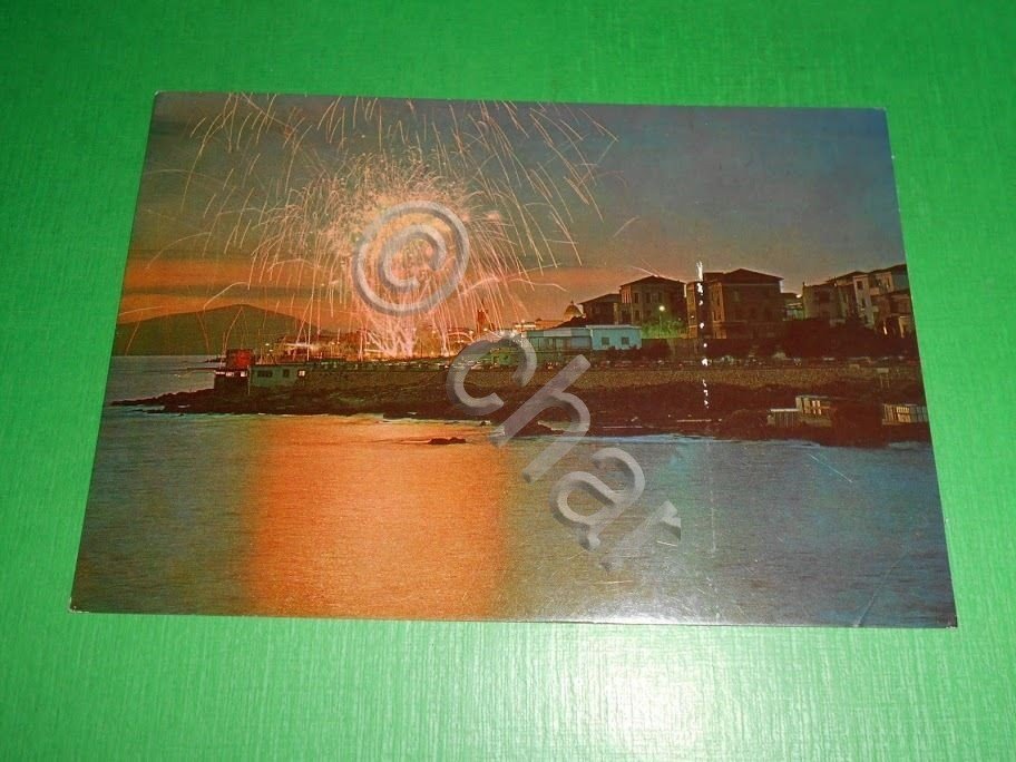 Cartolina Alghero - La notte di ferragosto 1969