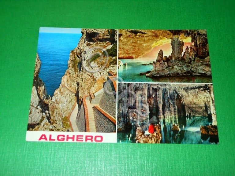 Cartolina Alghero - Vedute diverse 1970 ca