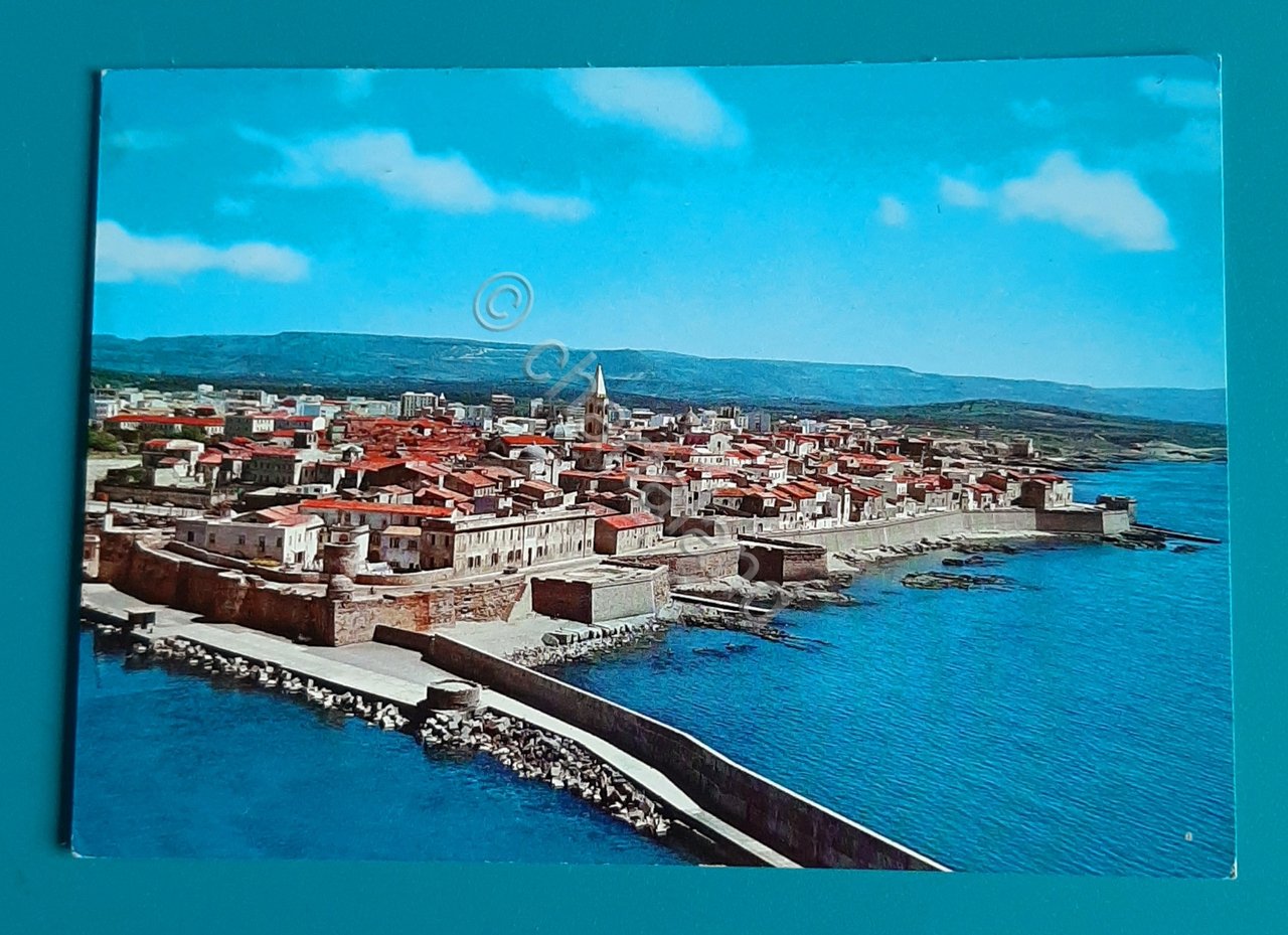 Cartolina Alghero Catalana - Bastioni - 1968