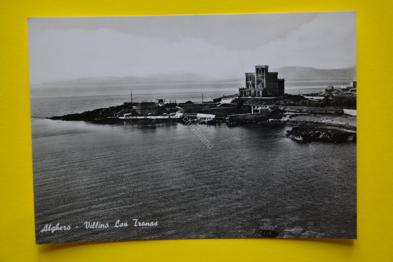 Cartolina Alghero Villino Las Tronas 1950