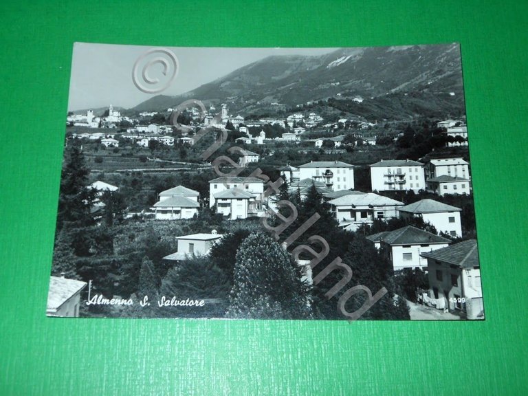 Cartolina Almenno San Salvatore ( Bergamo ) - Panorama 1962