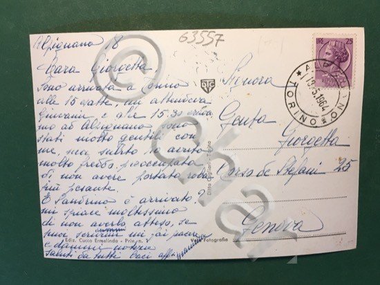 Cartolina Alpignano - Taverna del Pontevecchio - 1964