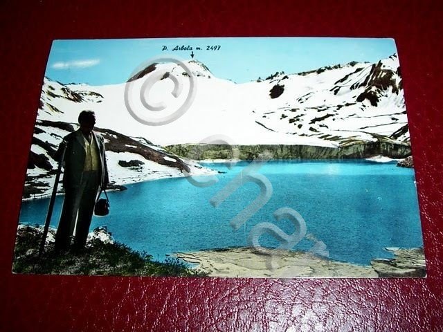 Cartolina Alta Formazza - Lago del Sabbione 1966