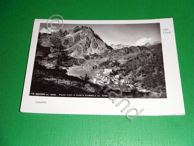 Cartolina Alta Ossola - Alpe Devero - Pizzo Fizzi e …