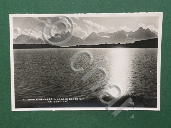 Cartolina Alta Val Formazza - Il Lago di Boden Sup …