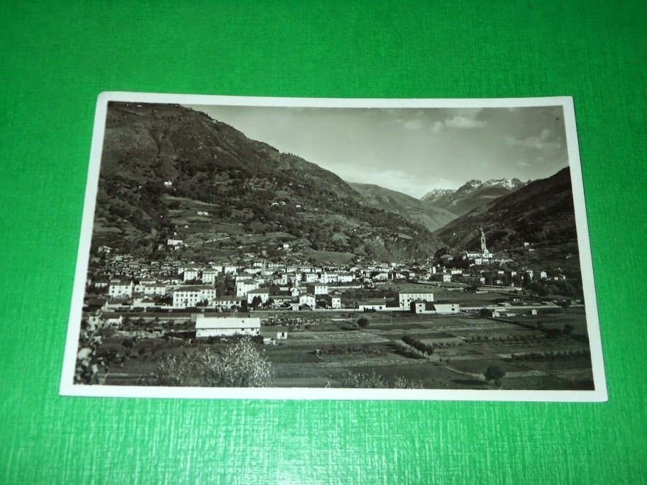 Cartolina Alta Valle Camonica - Panorama di Edolo 1935 ca.