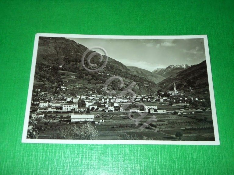 Cartolina Alta Valle Camonica - Panorama di Edolo 1935 ca.