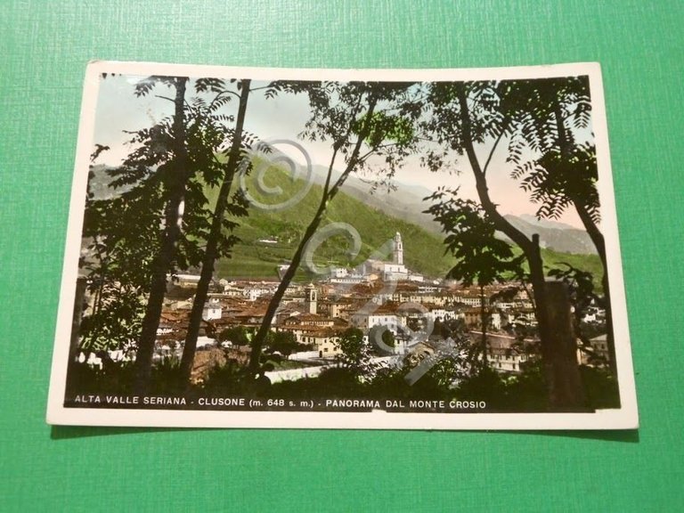 Cartolina Alta Valle Seriana - Clusone - Panorama dal Monte …