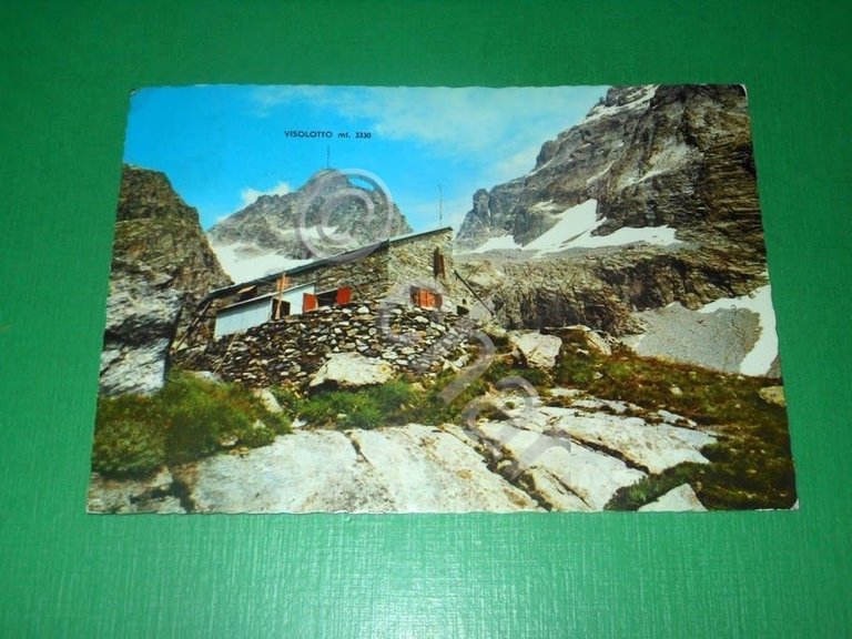 Cartolina Alta Valle Varaita - Rifugio Gagliardone 1978