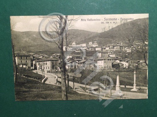 Cartolina Alta Valsassina - Sormano - Panorama - 1920 ca.