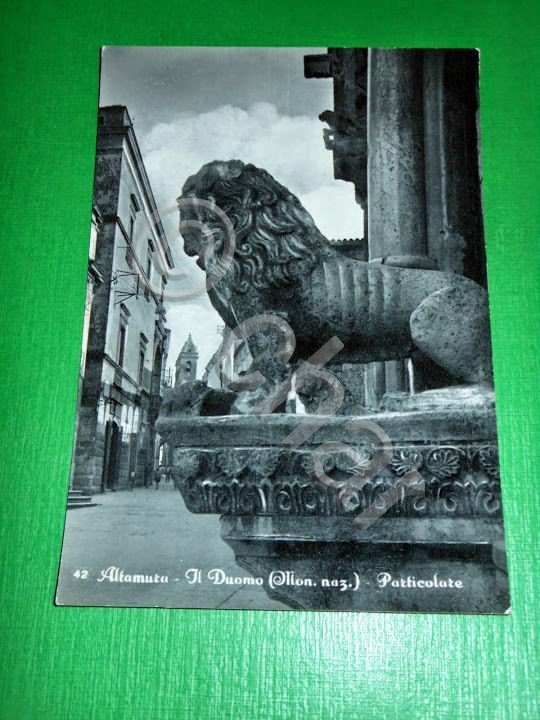 Cartolina Altamura - Il Duomo - Particolare 1959