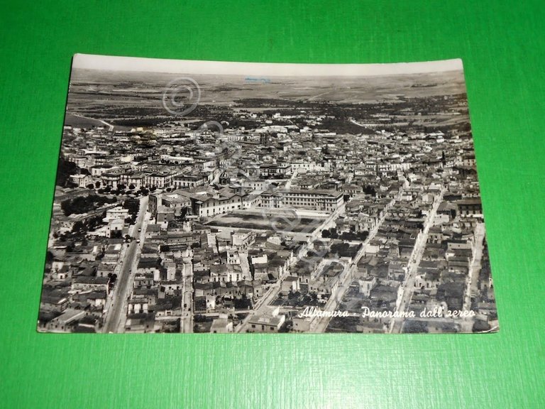 Cartolina Altamura - Panorama dall' aereo 1960 ca.